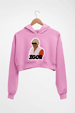 Load image into Gallery viewer, Igor Crop HOODIE FOR WOMEN-Light Baby Pink-Ektarfa.online
