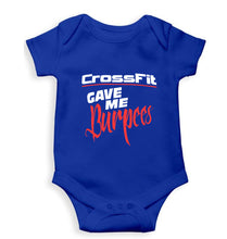 Load image into Gallery viewer, CrossFit Gym Burpees Kids Romper For Baby Boy/Girl-0-5 Months(18 Inches)-Royal Blue-Ektarfa.online
