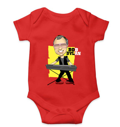 Bob Dylan Kids Romper For Baby Boy/Girl-Red-Ektarfa.online