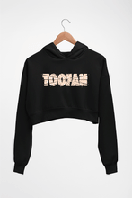 Load image into Gallery viewer, Toofan Crop HOODIE FOR WOMEN-Black-Ektarfa.online
