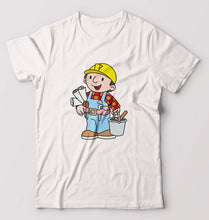 Load image into Gallery viewer, Bob the Builder T-Shirt for Men-White-Ektarfa.online
