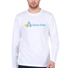 Load image into Gallery viewer, Canara Bank Full Sleeves T-Shirt for Men-White-Ektarfa.online

