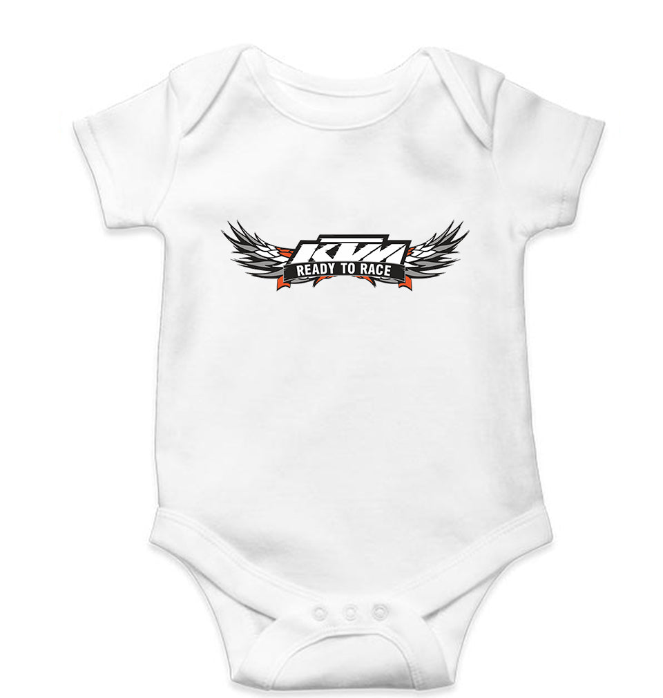 Duke Kids Romper For Baby Boy/Girl-0-5 Months(18 Inches)-White-Ektarfa.online