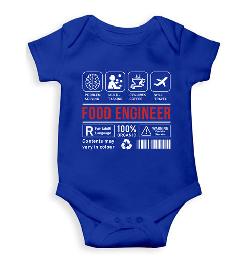 Food Kids Romper For Baby Boy/Girl-Royal Blue-Ektarfa.online