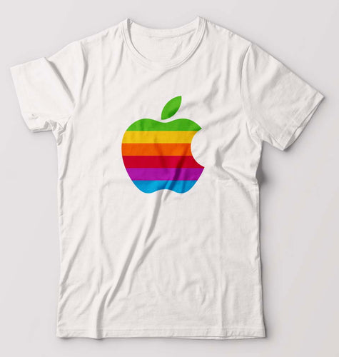 Apple T-Shirt for Men-White-Ektarfa.online