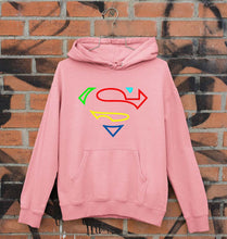 Load image into Gallery viewer, Superman Superhero Unisex Hoodie for Men/Women-Light Baby Pink-Ektarfa.online
