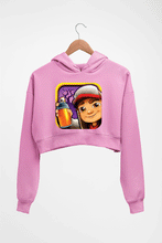 Load image into Gallery viewer, Subway Surfers Crop HOODIE FOR WOMEN-Light Baby Pink-Ektarfa.online
