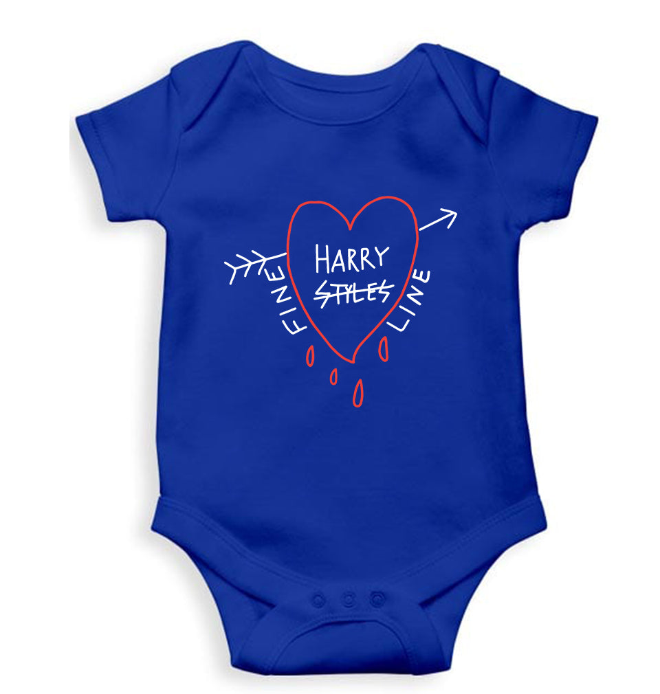 Harry Styles Kids Romper For Baby Boy/Girl-Royal Blue-Ektarfa.online