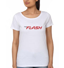 Load image into Gallery viewer, Flash Superhero T-Shirt for Women-White-Ektarfa.online
