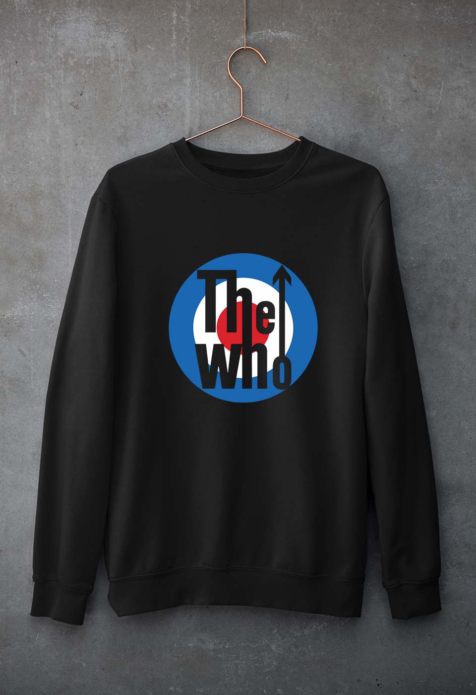The Who Band Unisex Sweatshirt for Men/Women-Black-Ektarfa.online