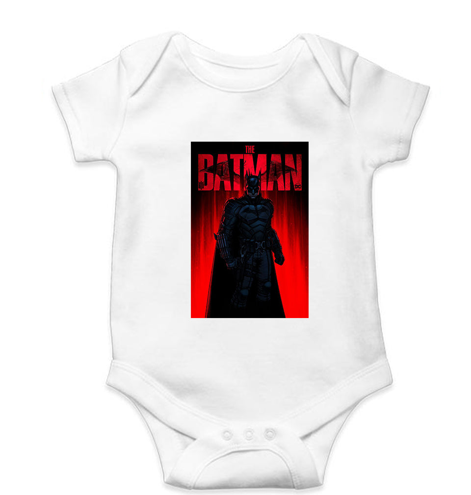 Batman Superhero Kids Romper For Baby Boy/Girl-White-Ektarfa.online