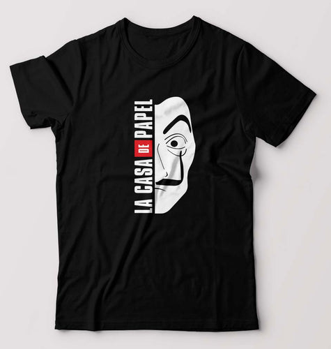 Money Heist T-Shirt for Men-Black-Ektarfa.online