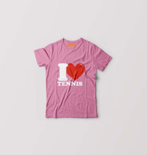 Load image into Gallery viewer, I Love Tennis Kids T-Shirt for Boy/Girl-Pink-Ektarfa.online
