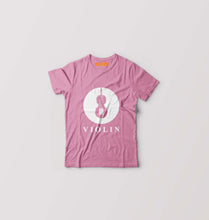 Load image into Gallery viewer, Violin Kids T-Shirt for Boy/Girl-Pink-Ektarfa.online
