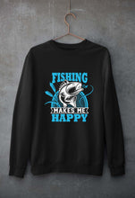 Load image into Gallery viewer, Fishing Unisex Sweatshirt for Men/Women-Black-Ektarfa.online
