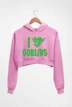 Load image into Gallery viewer, Goblin Crop HOODIE FOR WOMEN-Light Baby Pink-Ektarfa.online
