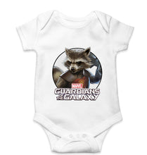 Load image into Gallery viewer, Rocket Raccoon Kids Romper Kids Romper For Baby Boy/Girl-0-5 Months(18 Inches)-White-Ektarfa.online
