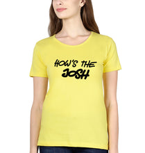Load image into Gallery viewer, How&#39;s The Josh T-Shirt for Women-Yellow-Ektarfa.online

