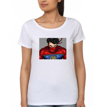 Load image into Gallery viewer, Minnal Murali T-Shirt for Women-White-Ektarfa.online
