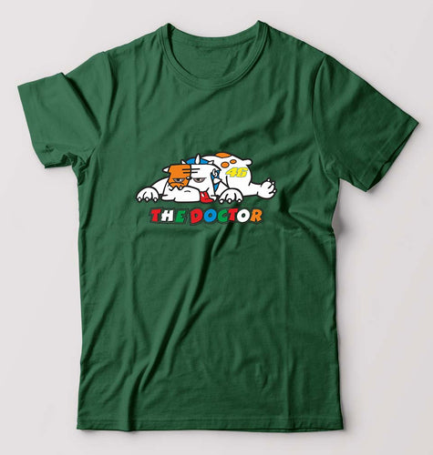 Rossi The Doctor T-Shirt for Men-Bottle green-Ektarfa.online