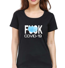 Load image into Gallery viewer, Covid 19 T-Shirt for Women-Black-Ektarfa.online
