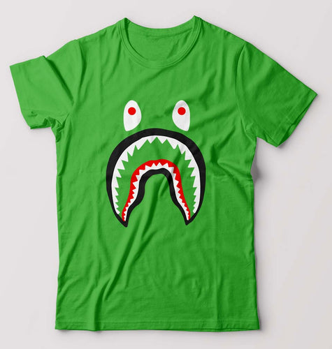 Bape Shark T-Shirt for Men-flag green-Ektarfa.online