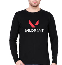 Load image into Gallery viewer, Valorant Full Sleeves T-Shirt for Men-Black-Ektarfa.online

