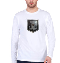 Load image into Gallery viewer, Justice League Full Sleeves T-Shirt for Men-White-Ektarfa.online
