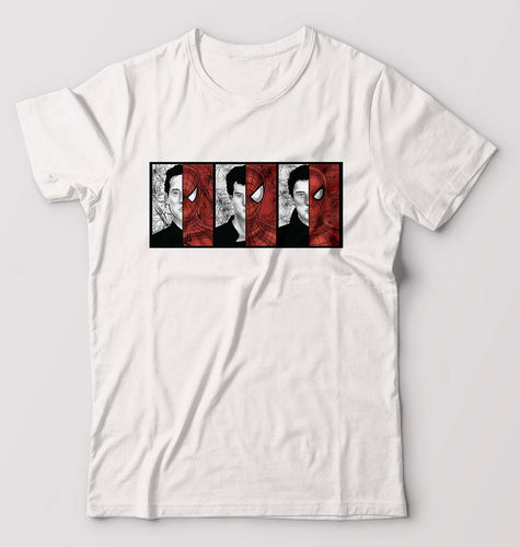 Spiderman Superhero T-Shirt for Men-White-Ektarfa.online