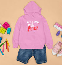 Load image into Gallery viewer, CrossFit Gym Burpees Kids Hoodie for Boy/Girl-Light Baby Pink-Ektarfa.online
