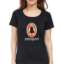 Load image into Gallery viewer, Penguin T-Shirt for Women-Black-Ektarfa.online
