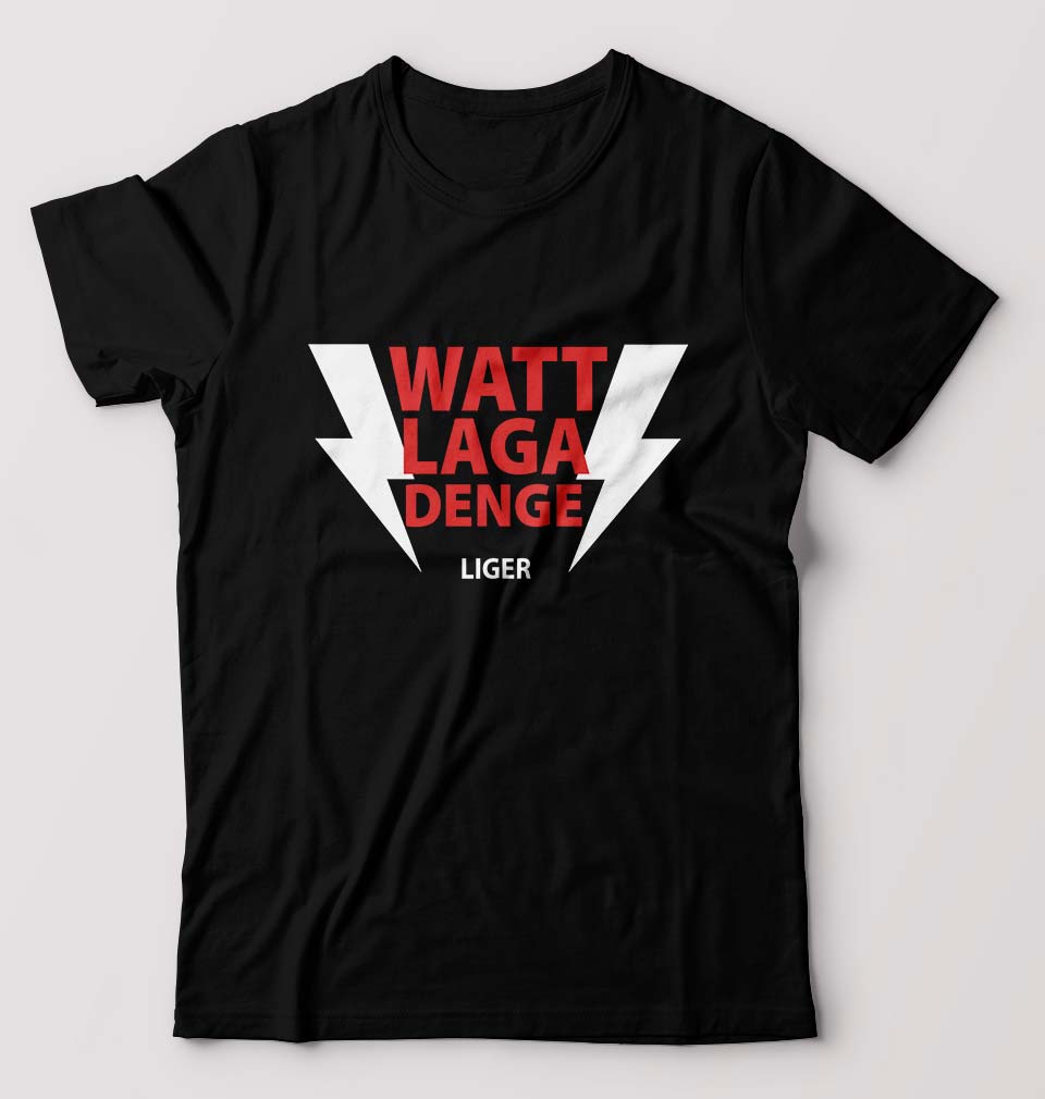 Liger Vijay Devarakonda (waat laga denge) T-Shirt for Men-Black-Ektarfa.online