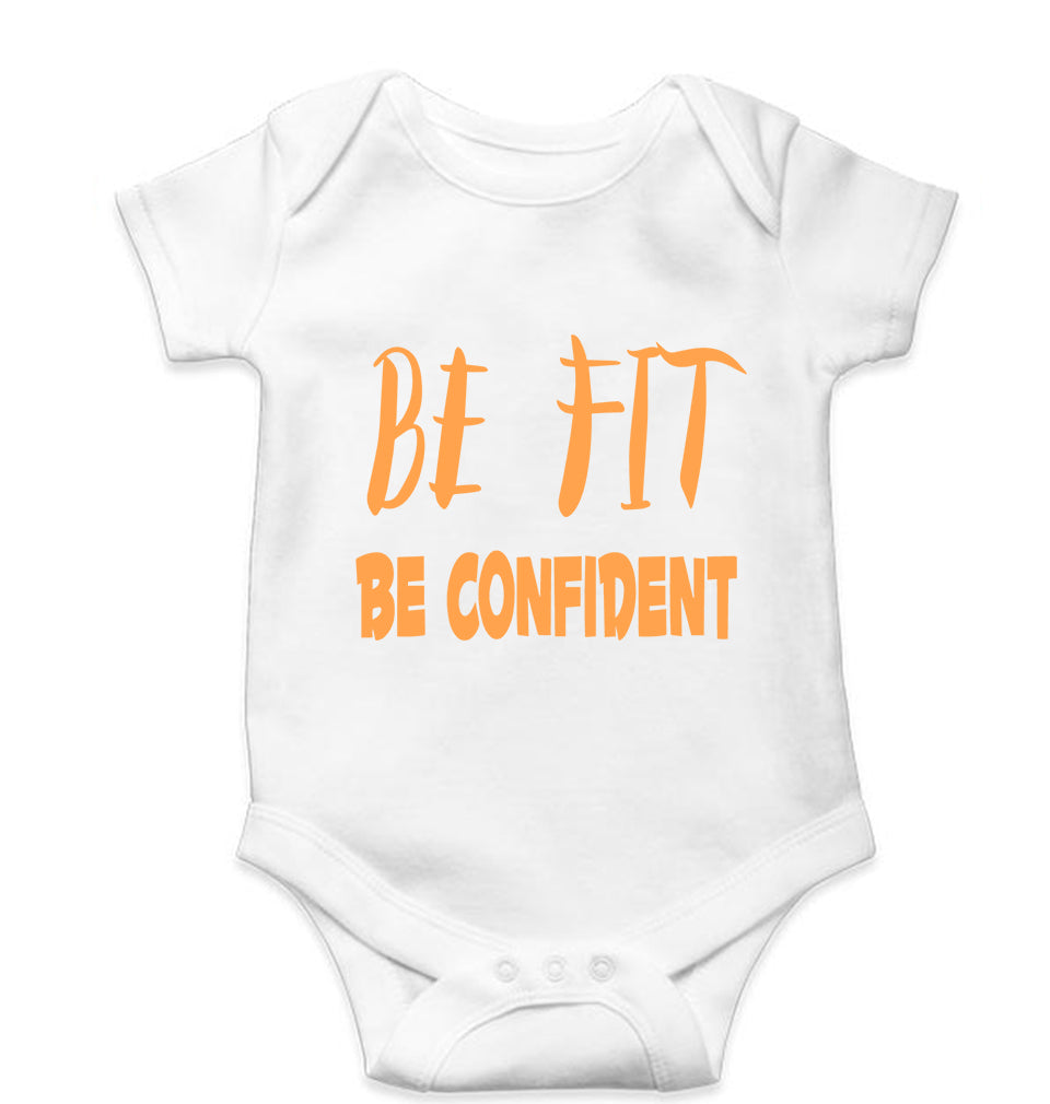 Gym Fit Kids Romper For Baby Boy/Girl-White-Ektarfa.online