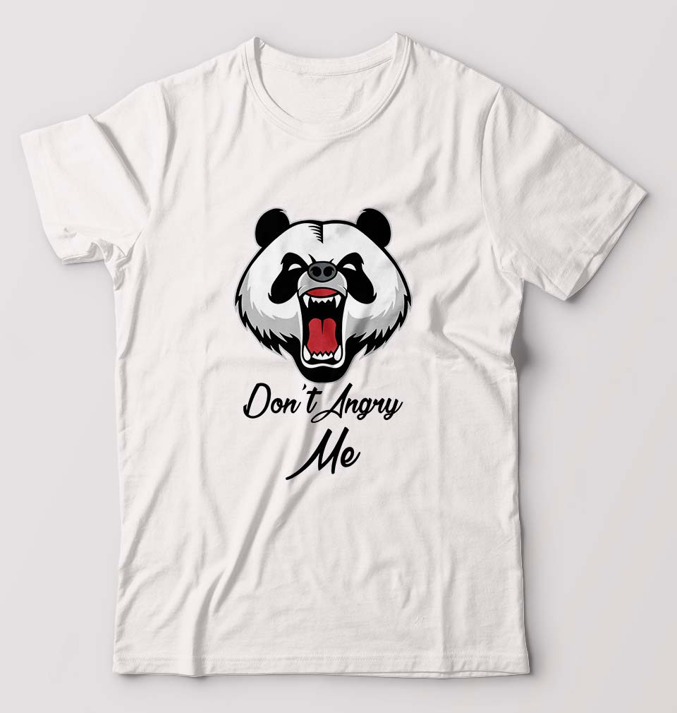 Angry Bear T-Shirt for Men-White-Ektarfa.online