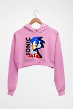 Load image into Gallery viewer, Sonic Crop HOODIE FOR WOMEN-Light Baby Pink-Ektarfa.online
