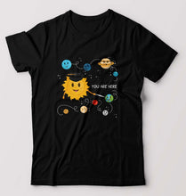 Load image into Gallery viewer, Solar System T-Shirt for Men-Black-Ektarfa.online
