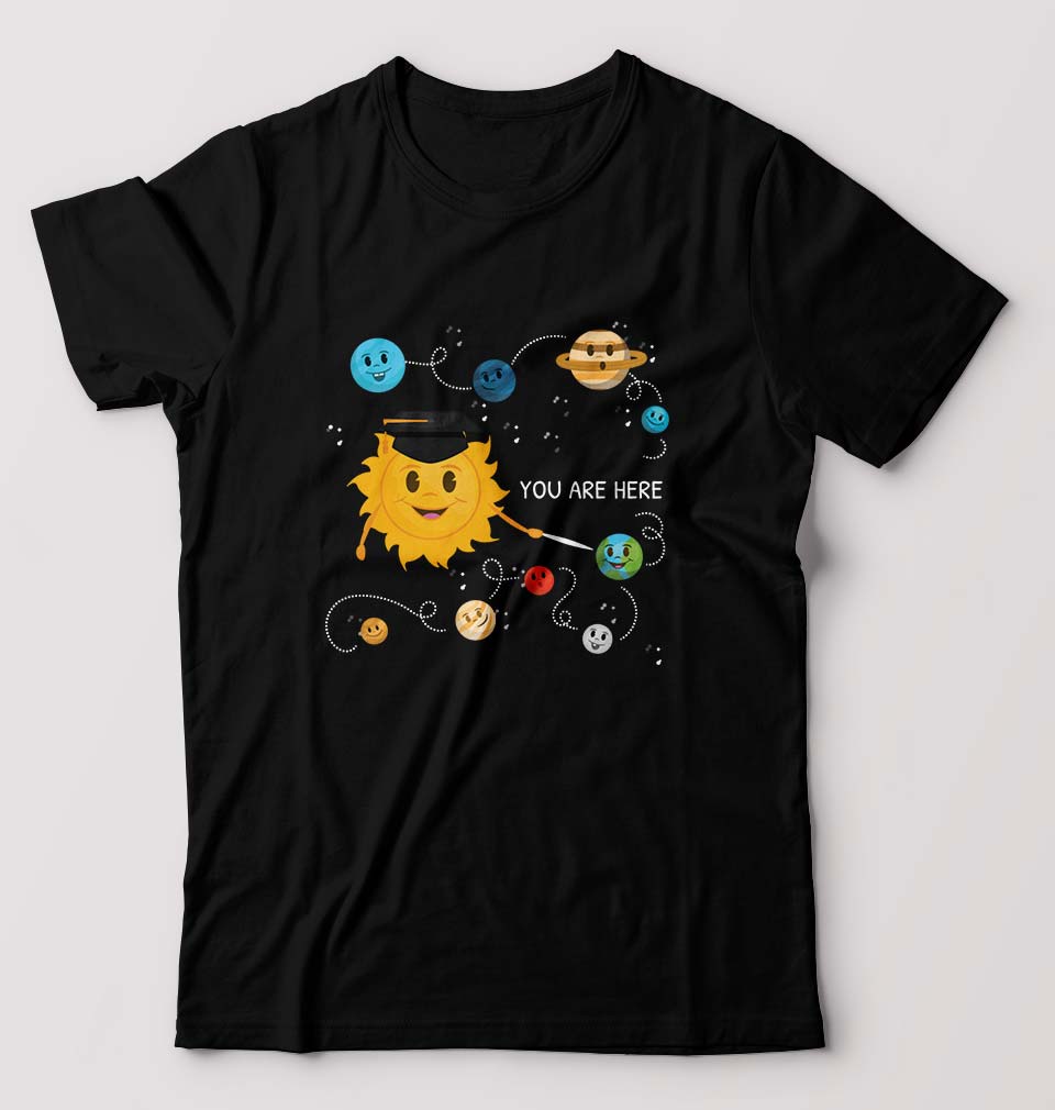 Solar System T-Shirt for Men-Black-Ektarfa.online