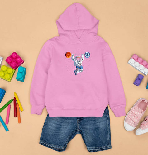 Gym Kids Hoodie for Boy/Girl-Light Baby Pink-Ektarfa.online