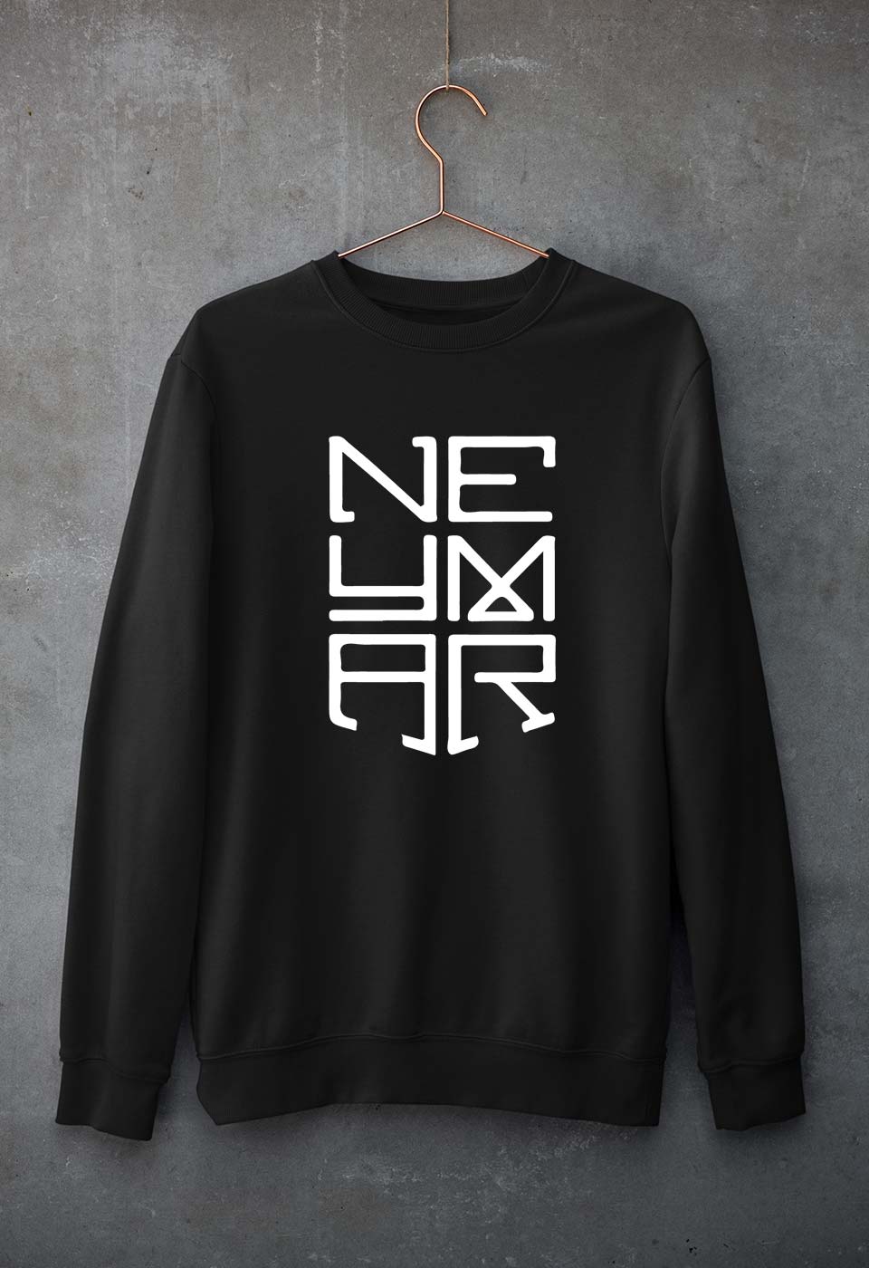 Neymar United Unisex Sweatshirt for Men/Women-Black-Ektarfa.online