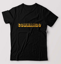 Load image into Gallery viewer, Commando T-Shirt for Men-Black-Ektarfa.online
