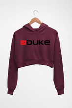Load image into Gallery viewer, Duke Crop HOODIE FOR WOMEN-Maroon-Ektarfa.online
