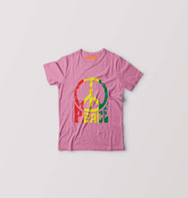 Load image into Gallery viewer, Bob Marley Peace Kids T-Shirt for Boy/Girl-Pink-Ektarfa.online
