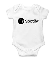 Load image into Gallery viewer, Spotify Kids Romper For Baby Boy/Girl-0-5 Months(18 Inches)-White-Ektarfa.online
