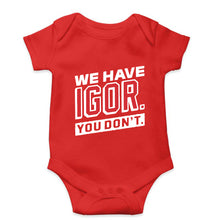 Load image into Gallery viewer, Igor Kids Romper For Baby Boy/Girl-0-5 Months(18 Inches)-Red-Ektarfa.online
