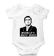 Load image into Gallery viewer, Michael Scott Best Boss Kids Romper For Baby Boy/Girl-White-Ektarfa.online
