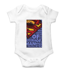 Load image into Gallery viewer, Superman Superhero Kids Romper For Baby Boy/Girl-0-5 Months(18 Inches)-White-Ektarfa.online
