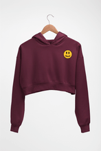 Load image into Gallery viewer, Drew House Logo Crop HOODIE FOR WOMEN-Maroon-Ektarfa.online
