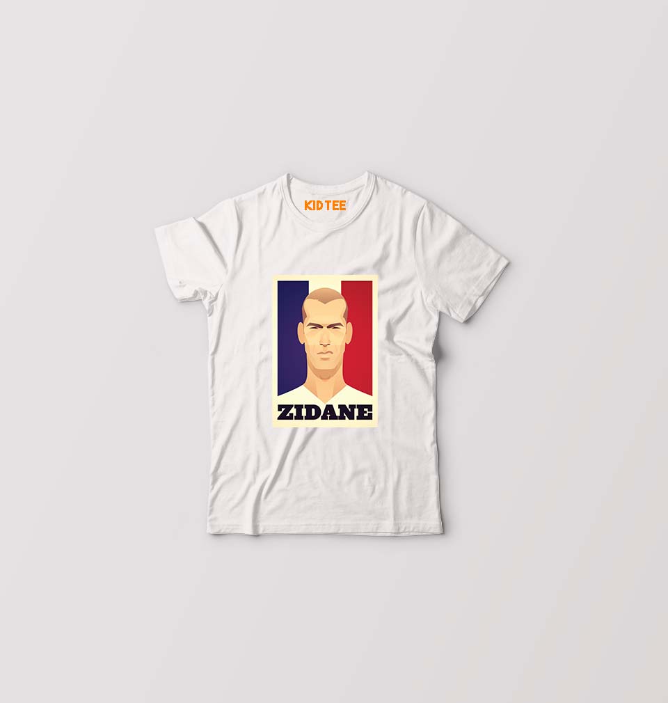 Zidane Kids T-Shirt for Boy/Girl-White-Ektarfa.online