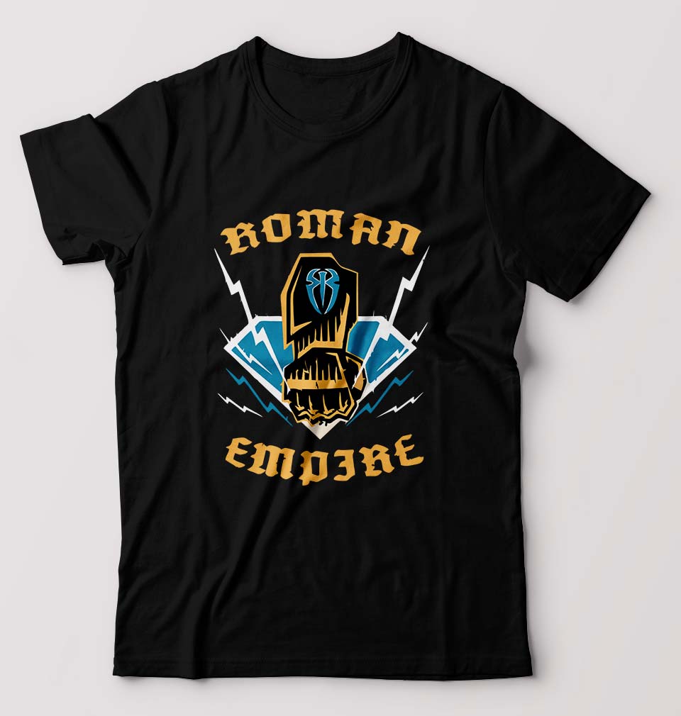 Roman Reigns WWE T-Shirt for Men-Black-Ektarfa.online
