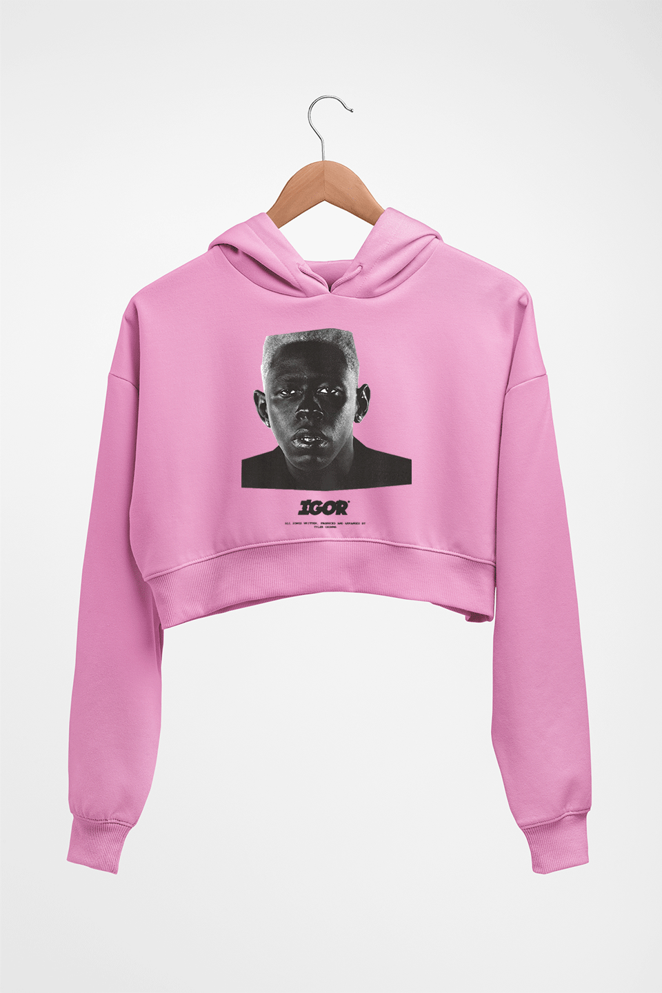 Igor Crop HOODIE FOR WOMEN-Light Baby Pink-Ektarfa.online